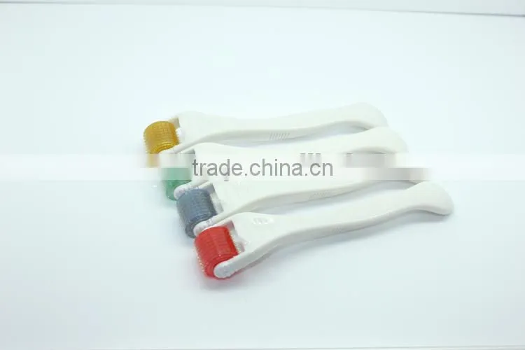 fashional design changeable heads 192 needles titanium micro needle derma roller with CE