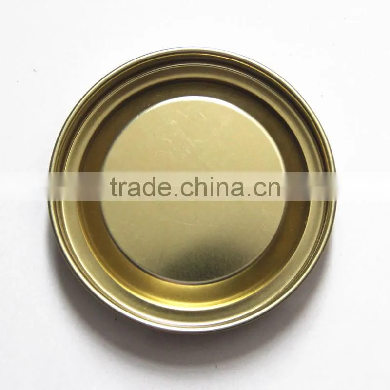Manufacture Empty food Tins Composite Paper Can with Tin Slip Lid