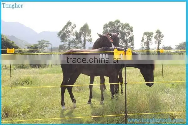 china factory fiberglass electric fence posts/poles/double galvanize iron steel poles