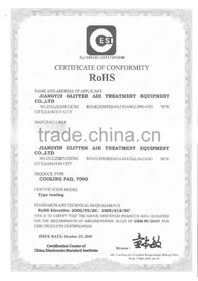 Room Use Low Consumption Air Conditioner With Cooling Only