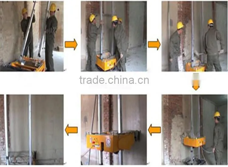 NEWEEK smooth cement daub plastering machine for wall