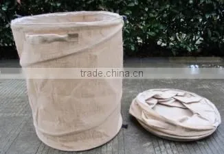 jute linen garden bag home garden storage bag leaf bag leef sack