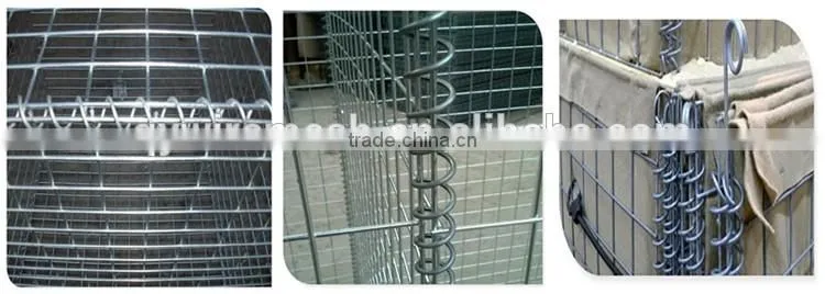 75*75mm 100*100mm mesh size galvanized stone gabion box