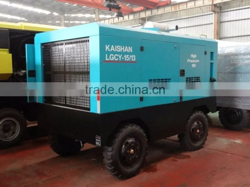 Mining used portable air compressor for jack hammer