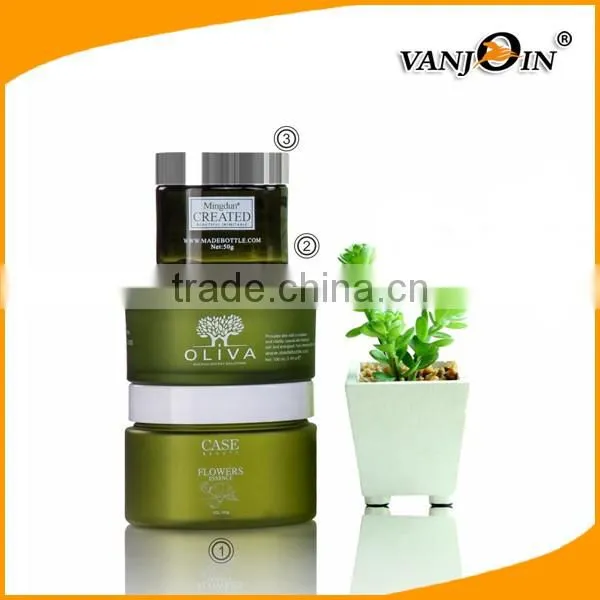 Wide Mouth Eco-friendly and Stackable PET Cream Jar Custom Logo