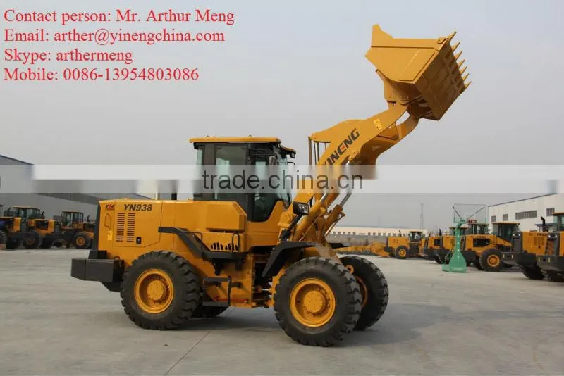 3T mini wheel loader (3000kg+Deutz engine+BS428 transmission+Joystick control+Heavier chassis)