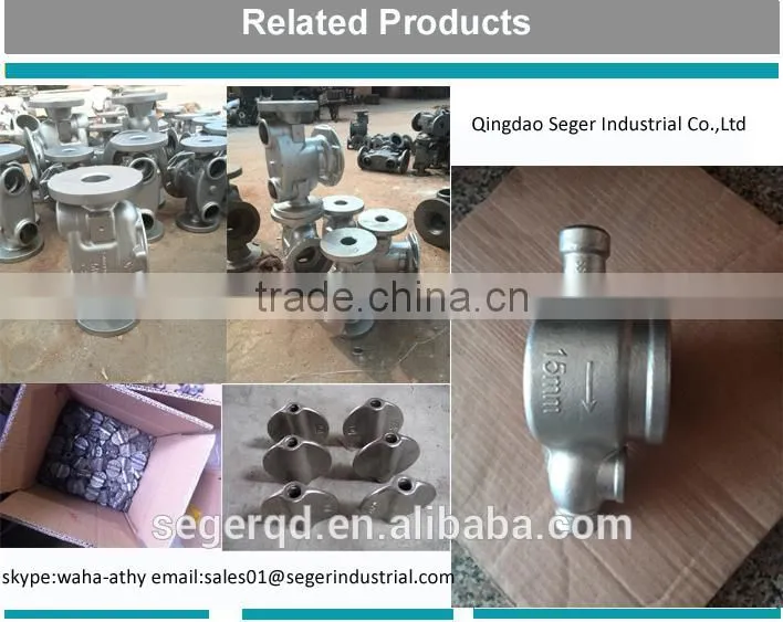 castings by lost wax precision investment casting stainless stee valve parts