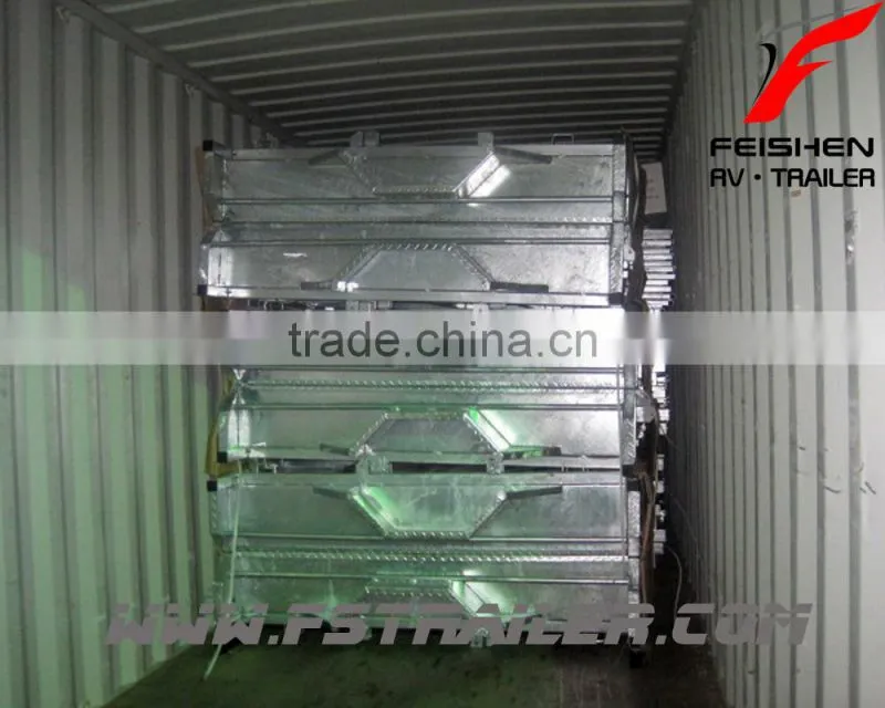 Professional manufactural fully welded Cage Trailer with Ramp (8x5'/ADR/Hot dip Gal) 2016