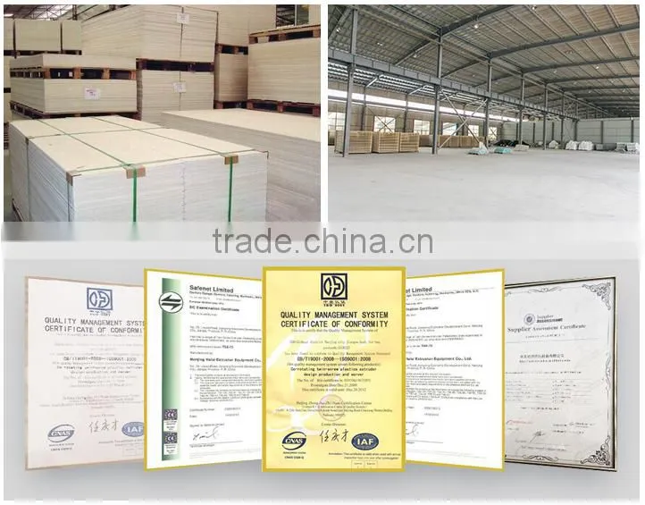 fireproof MGO Board for ceiling and Wall Partition