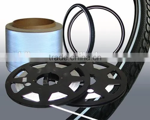 Reflective Tape Applied on Tyre