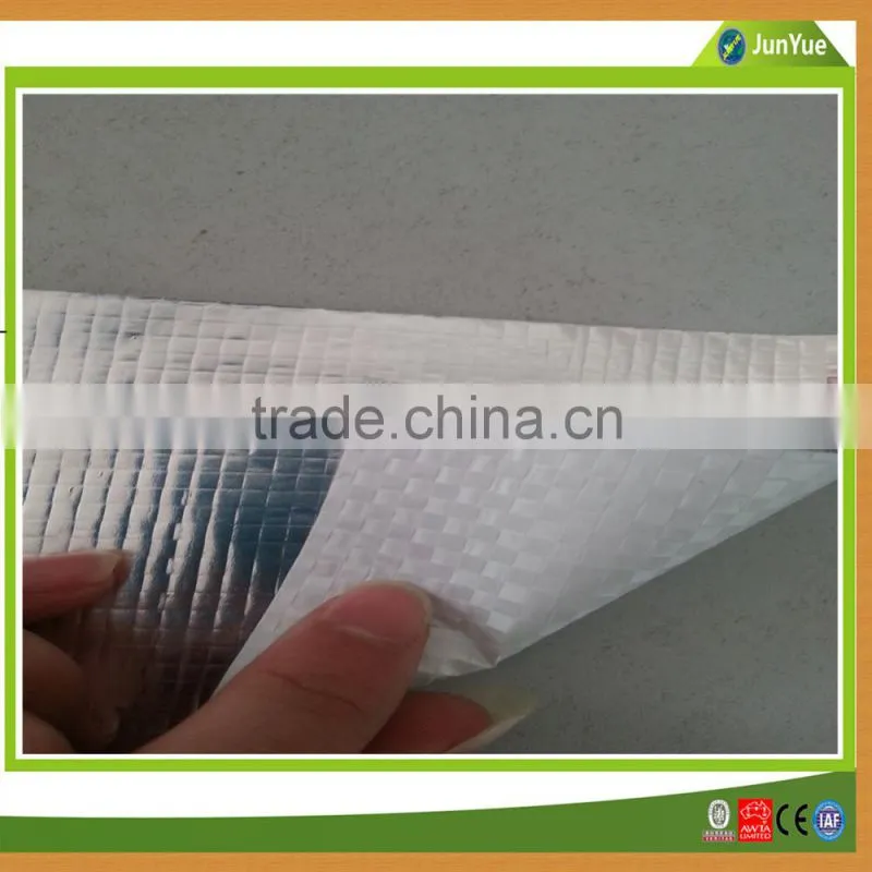 promotional useful pp woven fabric in roll aluminum foil woven fabric
