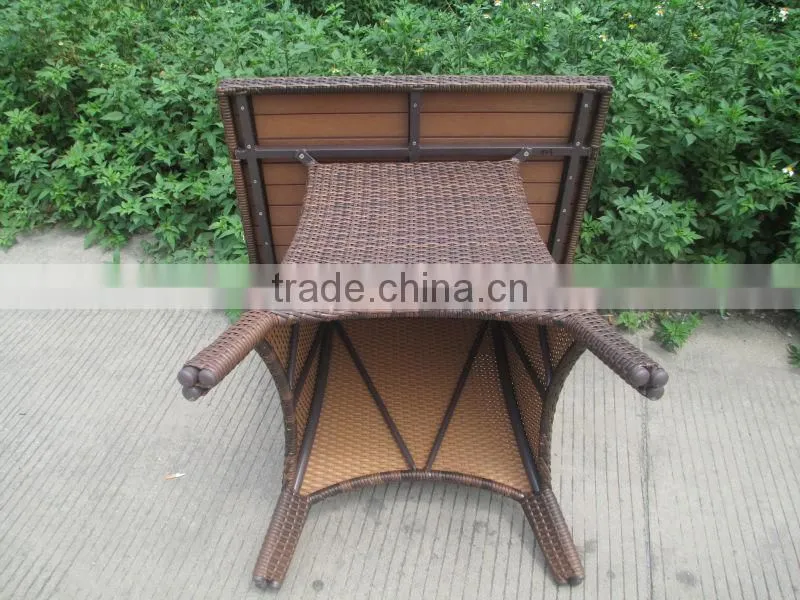 modern square table garden set for outdoor FC002T