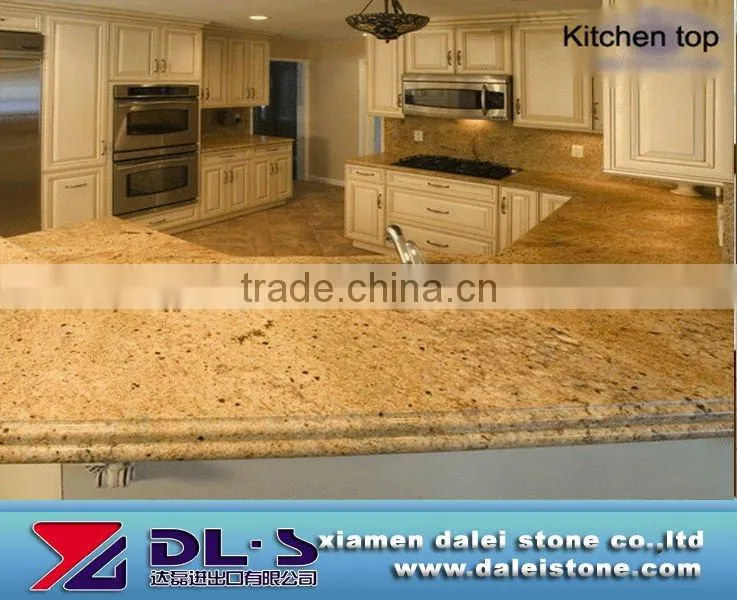 yellow stone countertop