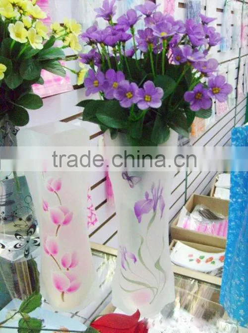 Beautiful foldable pvc vase