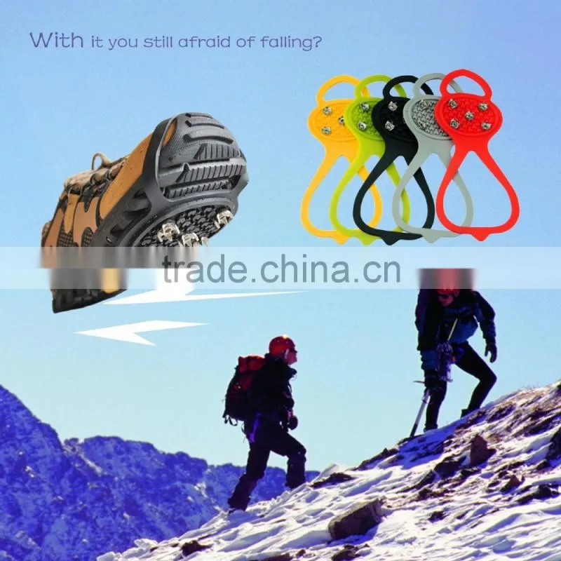 Anti-slip rubber shoes cover magic spike silicone ice grip