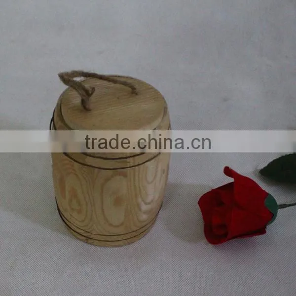 Round mouth wooden tea packing cans,coffee beans storage box