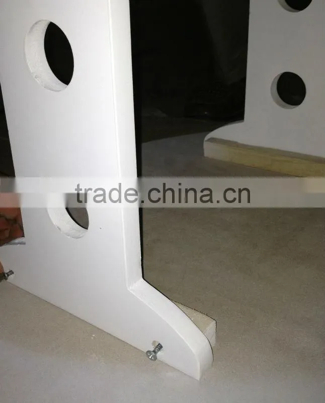 modern round table with folding leg/coffee table/ leisure table