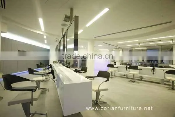 Acrylic solid surface modern retail shop furniture
