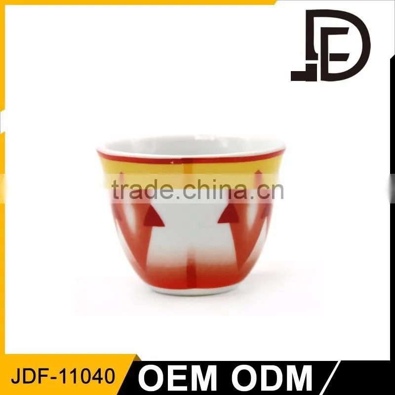 ceramic promotional coffee cup decals, cawa coffee cup set, arabic coffee sets