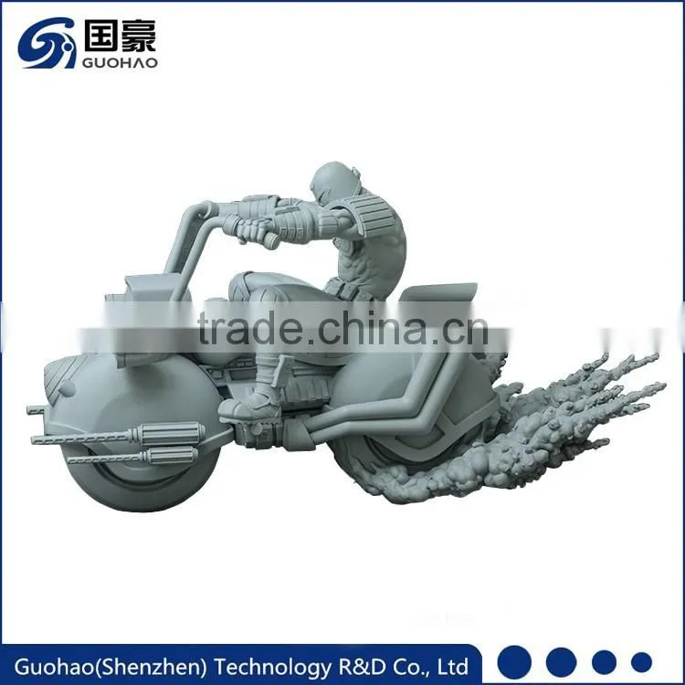 Shenzhen Custom plastic board game parts souvenirs motorcycle sculptures crafts