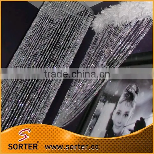 roller plastic material beaded chains for curtain