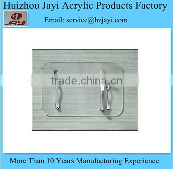 wholesale custom acrylic lucite chinese placemats for wedding