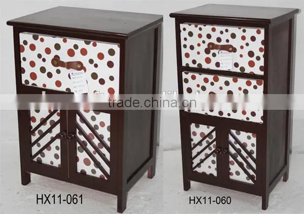Vintage Dresser Furniture Whisky Cabinet with 2 Drawers and 1 Door