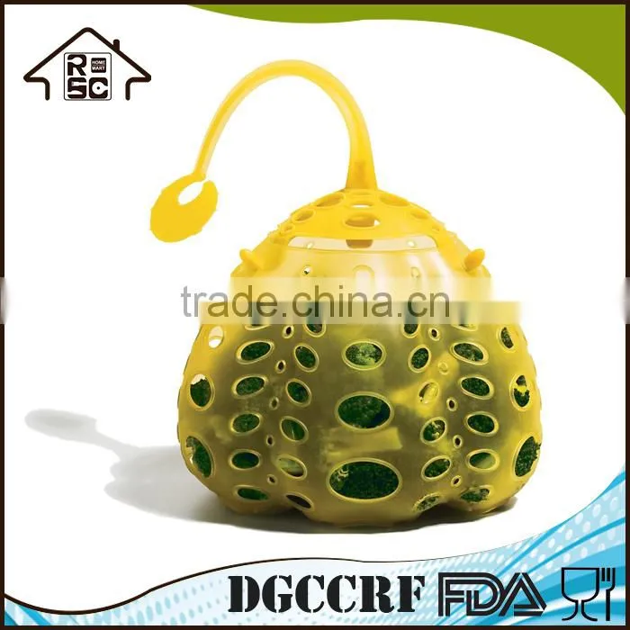 FDA/FLGB Approved Silicone Food Pod Cooking Basket and Strainer