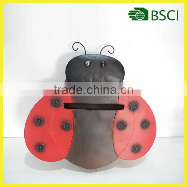 Ladybird antique designer apartment outdoor american metal mailbox for letters