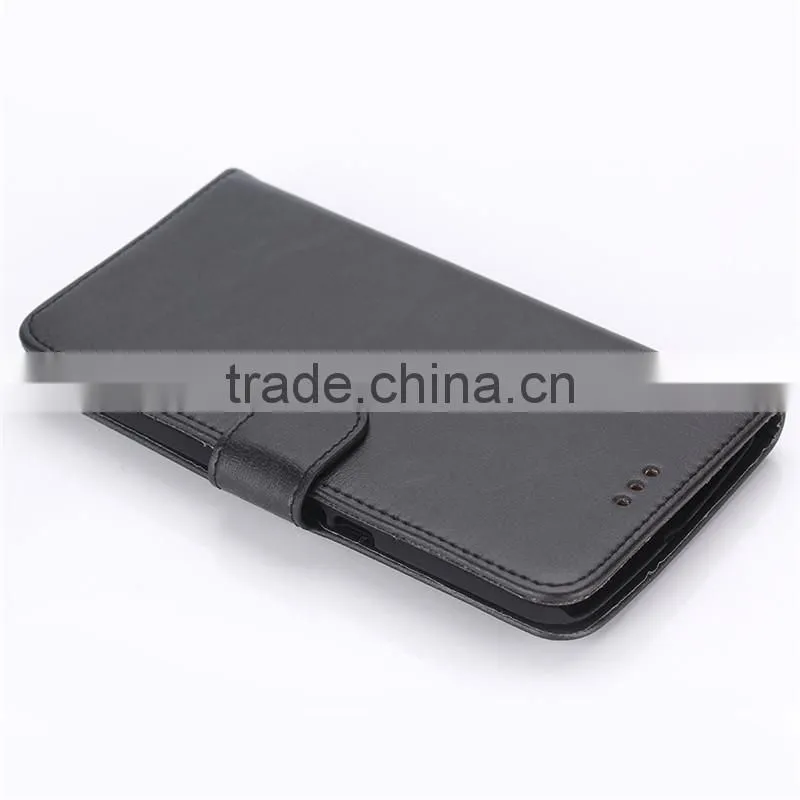 High quality crazy-horse PU card bumper/pocket cell phone case for LG