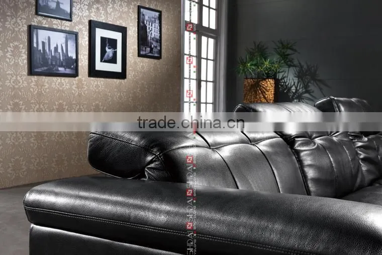 cheap genuine leather sofa, artistic leather sofa, sofa leder 977