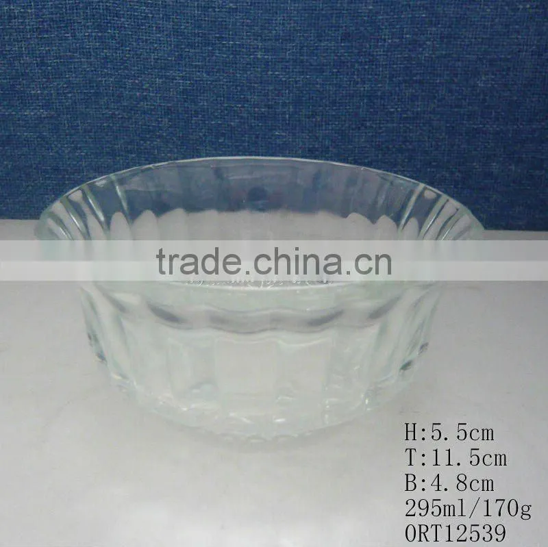 High quality clear glass on glass bowl wholesale