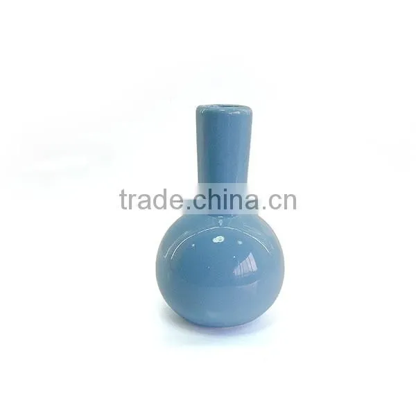 2014 small ceramic blue exotic vases
