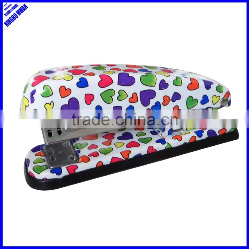 2015 new design funny floral printed stapler