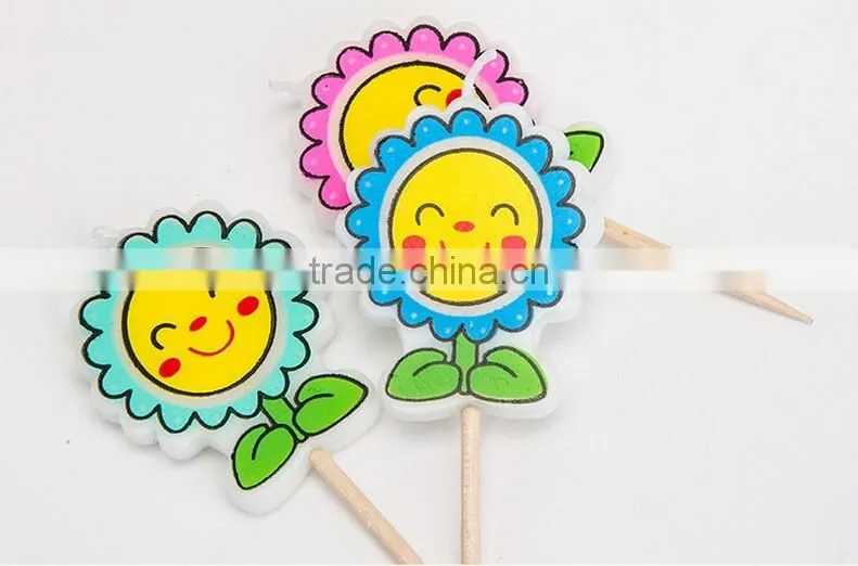 Sun Flower Birthday Candle for Children