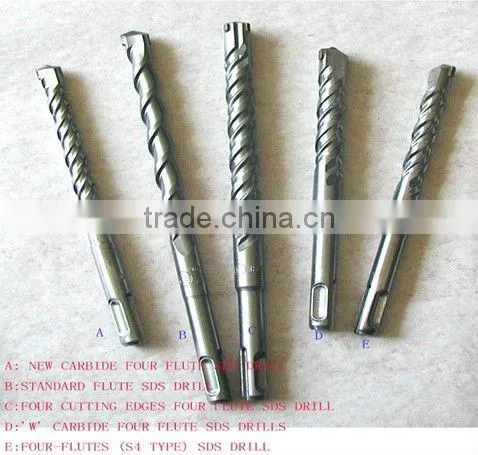 310mm standard sds tungsten carbide drill bits