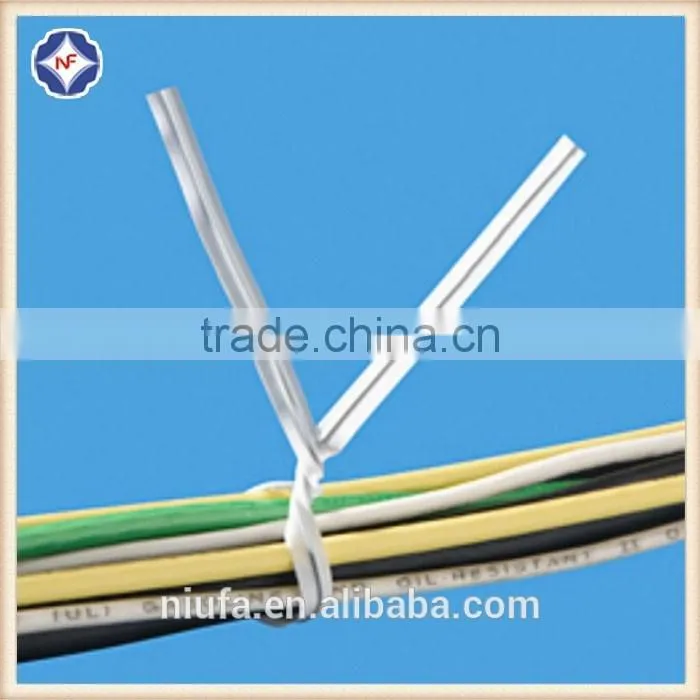 plastic clip band for electronics/garden twist tie wire for tree/plastic twist ties