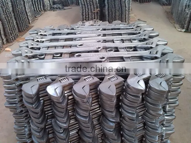 PVC handle adjustable wrench 300mm