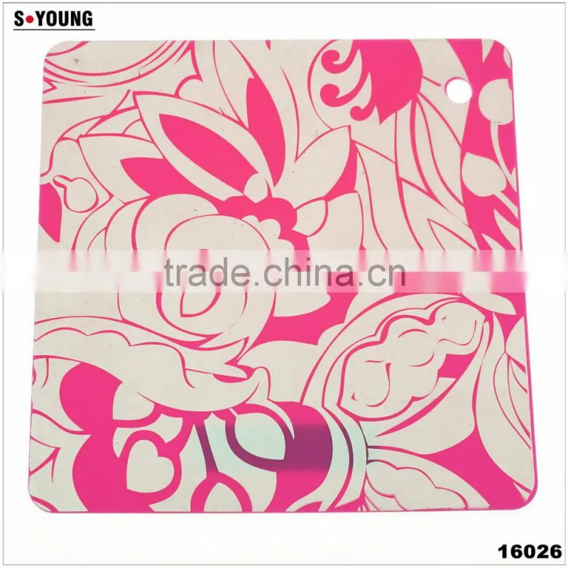 16021 heart shape silicone high temperature heat insulation mat kitchenwares silicone mat flexible silicone heating mat