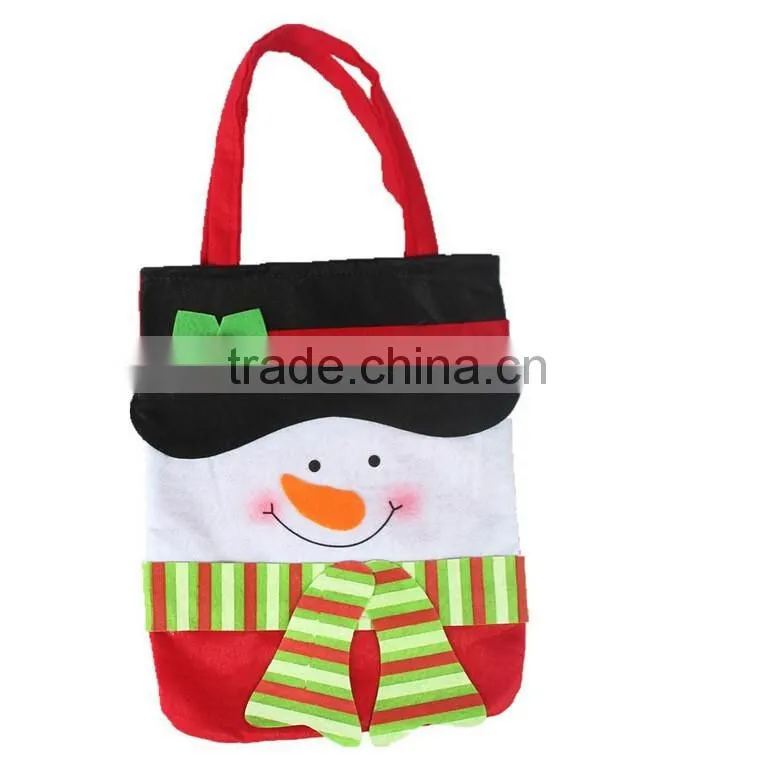 Top Quality Colorful Christmas Gift Bag Canvas Christmas Santa Sack In Stock