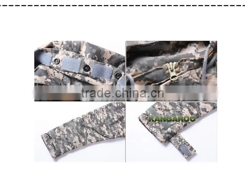 Army Hooded Camouflage Jacket Military