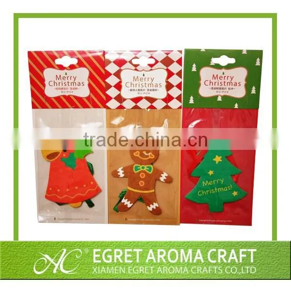 2015 OEM factory direct cheap price and top quality item custom car freshener car paper perfume