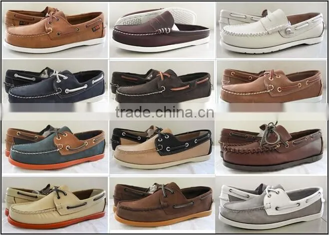 Classic Men's Handsewn Boat Shoes Loafer shoes Slip on shoes