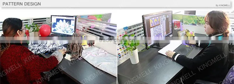 Dining chair cushion covers with custom print 100% cotton