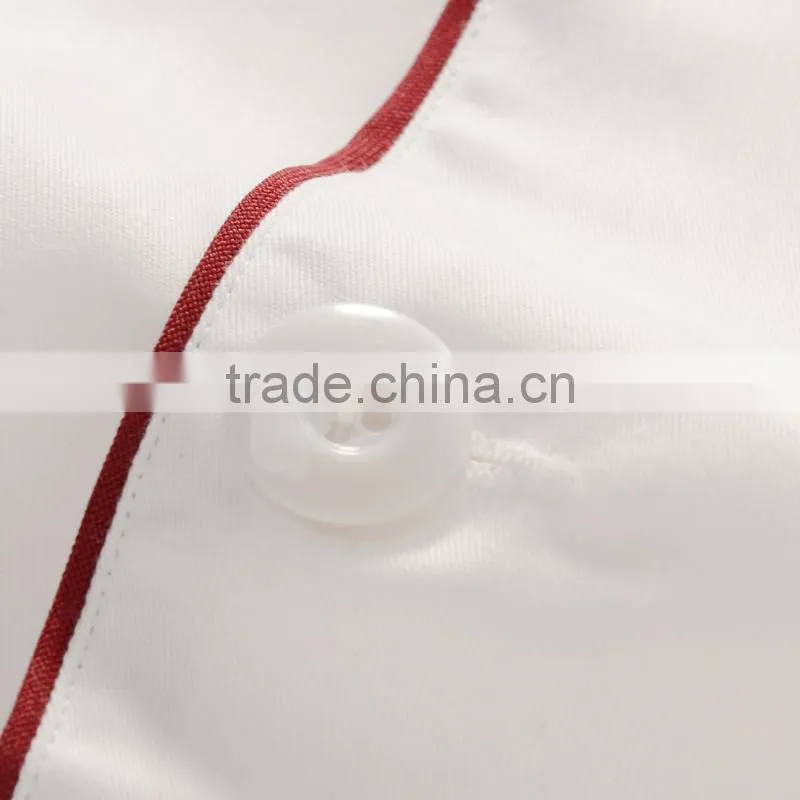 Wholesale!white classical durable hotel and restaurant chef uniform China