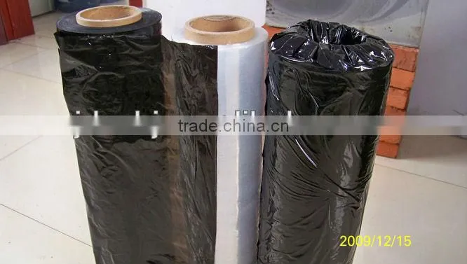 high quality black strech wrap with logo