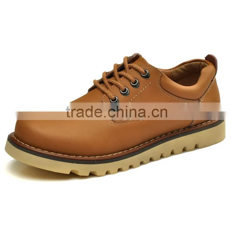 high quality adults footware work shoes casual fashion for men, hot sell leather casual shoes for worker made in china factory