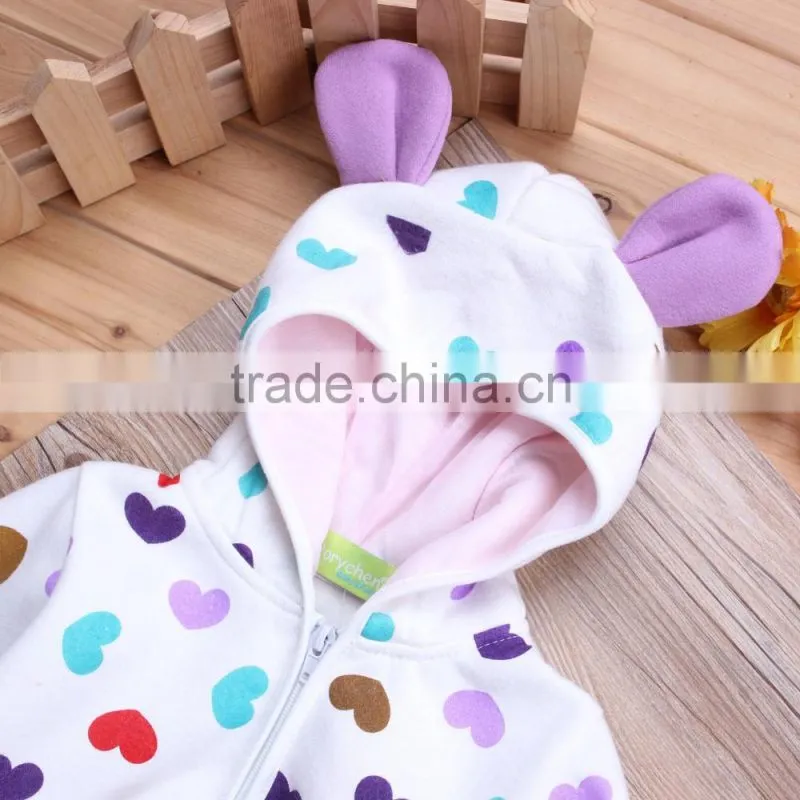 Girls clothing plushed fleece casual tops contrast color sweatshirt
