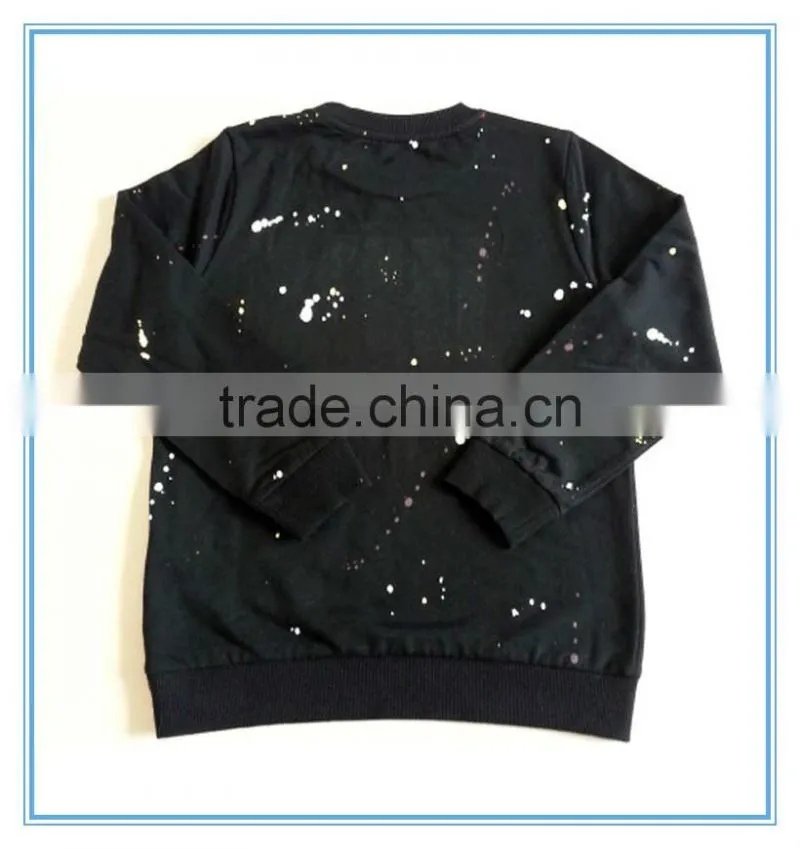 Top quality hoody sweatshirts boys custom fit sweatshirt; handsome boys print pattern hoody
