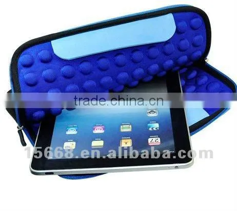 2012 hot sell neoprene anti-shock bubble laptop case